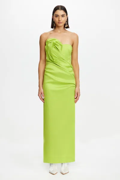 Acler Lade Midi Dress In Green