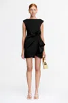 Acler Lamberton Mini Dress In Black