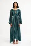 Acler Lanesfield Maxi Dress In Green