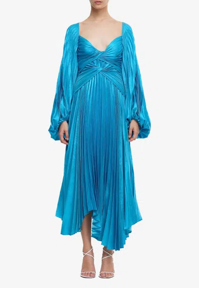 Acler Long-sleeve Dress In Blue