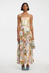 Acler Leasgill Midi Dress In Multi