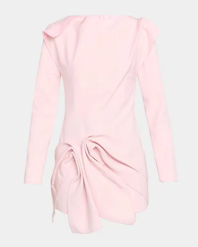 Acler Limosa Draped Mini Dress In Fairyfloss