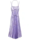 Acler Livingston Dress In Purple