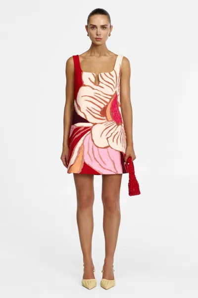 Acler Llewellyn Mini Dress In Pink