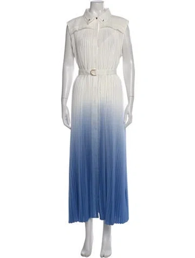 Pre-owned Acler Long Dress In Blue