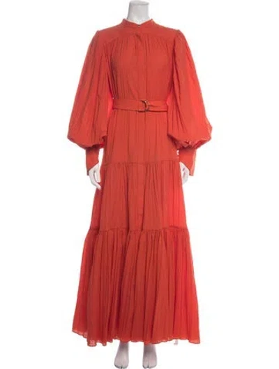 Pre-owned Acler Long Dress In Orange