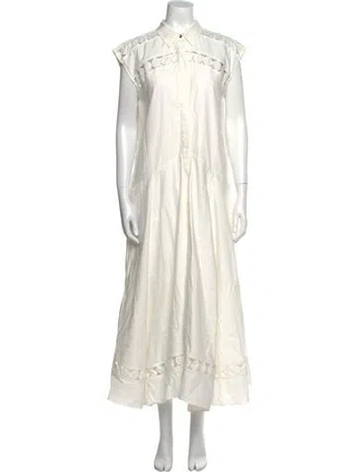 Pre-owned Acler Long Dress In White