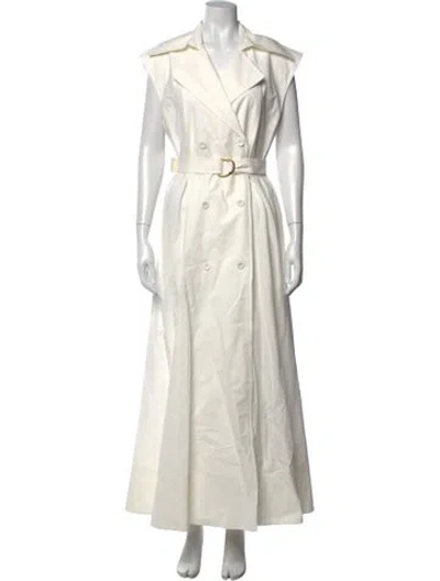 Pre-owned Acler Long Dress In White