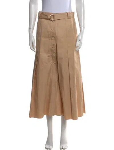 Pre-owned Acler Long Skirt In Neutral