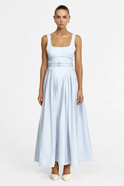 Acler Lutana Maxi Dress In Blue