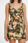 Acler Lyndon Mini Dress In Multi