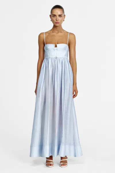 Acler Madlo Maxi Dress In Blue