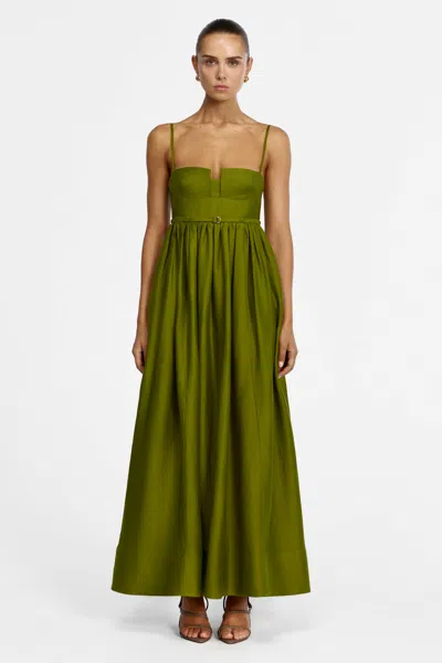 Acler Madlo Maxi Dress In Green