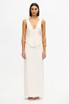Acler Malton Maxi Skirt In White
