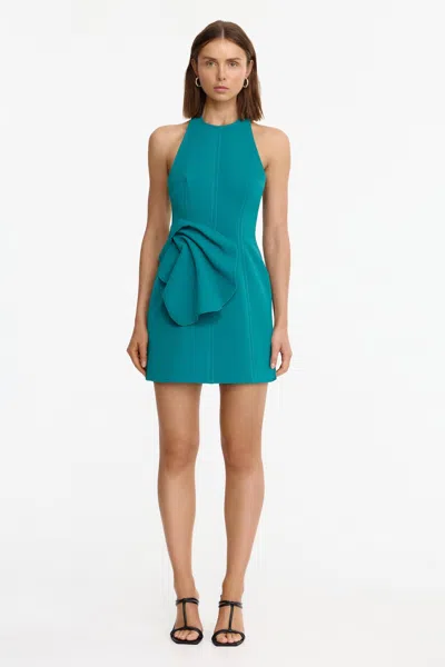 Acler Manton Mini Dress In Green