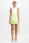 Acler Manton Mini Dress In Green