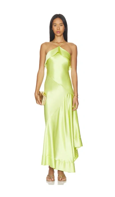 Acler Marara Maxi Dress In Green