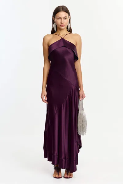 Acler Marara Maxi Dress In Purple