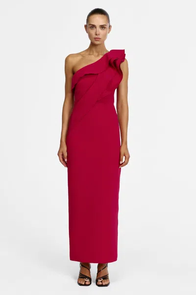 Acler Matlock Maxi Dress In Pink