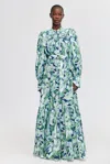 Acler Matthew Maxi Dress In Green