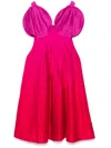 Acler Evanton Ombre Maxi Dress In Pink