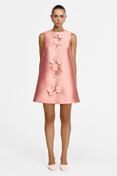 Acler Medora Mini Dress In Pink