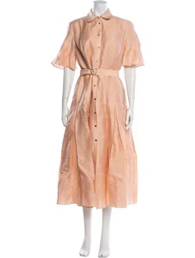 Pre-owned Acler Midi Length Dress In Pink