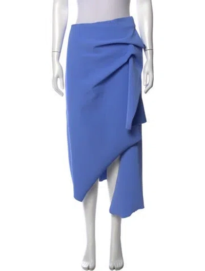 Pre-owned Acler Midi Length Skirt In Blue