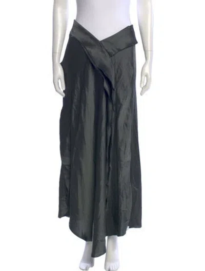 Pre-owned Acler Midi Length Skirt In Green