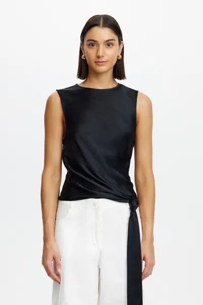 Acler Midton Top In Black
