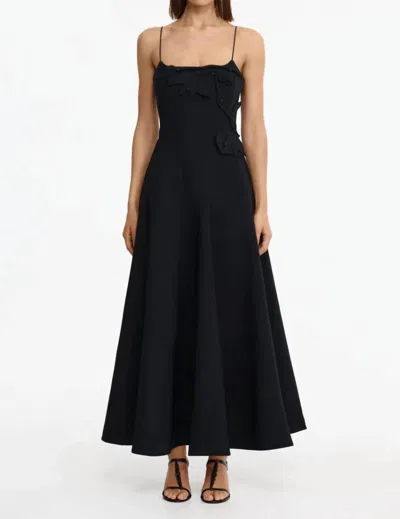 Acler Mindell Maxi Dress In Black