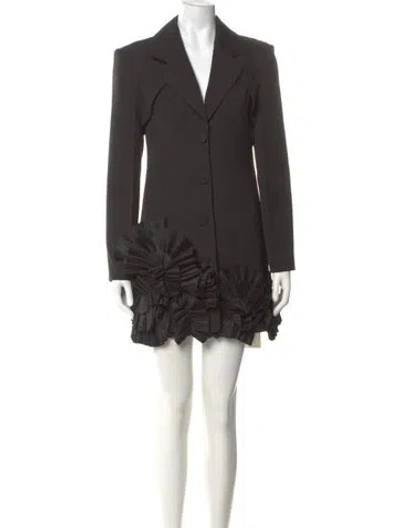 Pre-owned Acler Mini Dress In Black