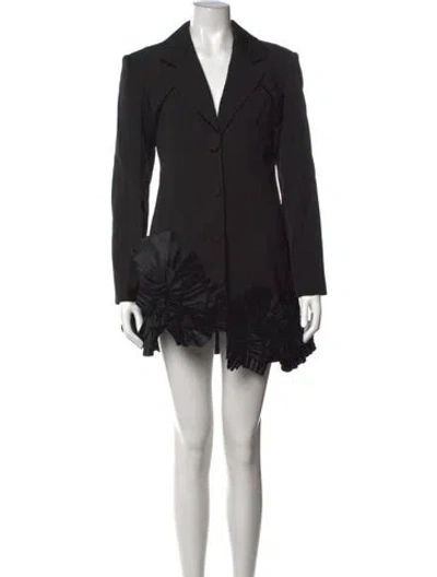 Pre-owned Acler Mini Dress In Black