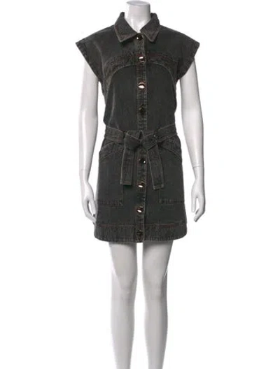 Pre-owned Acler Mini Dress In Gray