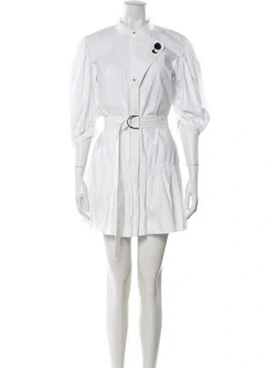 Pre-owned Acler Mini Dress In Neutrals