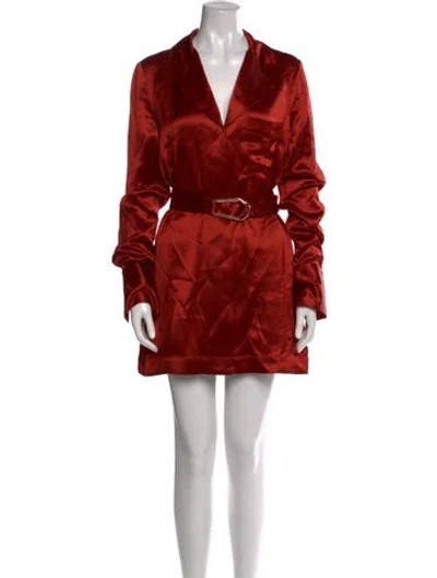 Pre-owned Acler Mini Dress In Orange