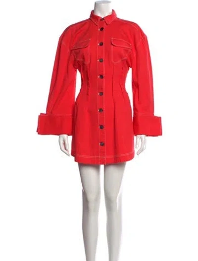 Pre-owned Acler Mini Dress In Orange