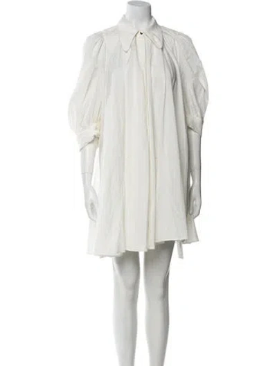 Pre-owned Acler Mini Dress In White