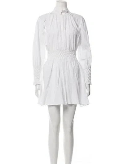 Pre-owned Acler Mini Dress In White