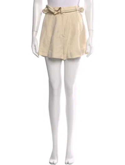Pre-owned Acler Mini Shorts In Neutral