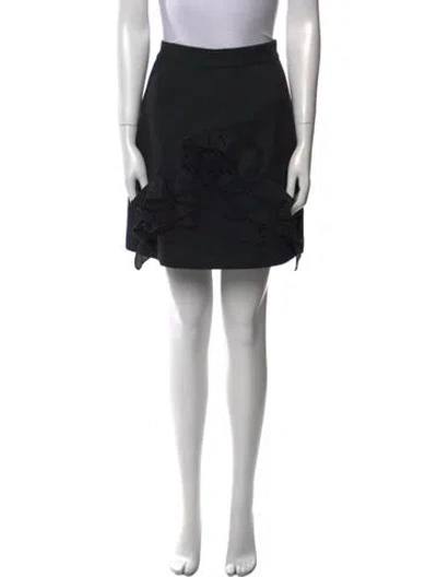 Pre-owned Acler Mini Skirt In Black