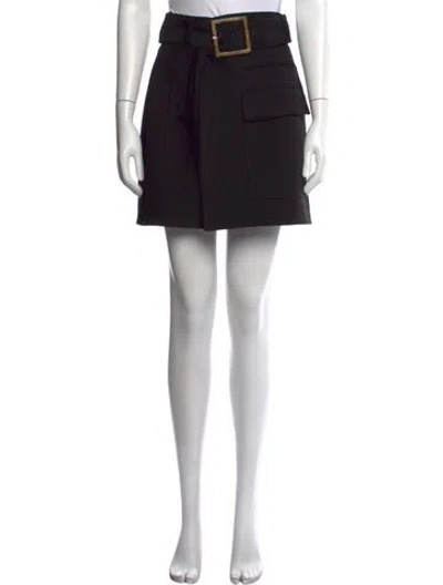 Pre-owned Acler Mini Skirt In Black
