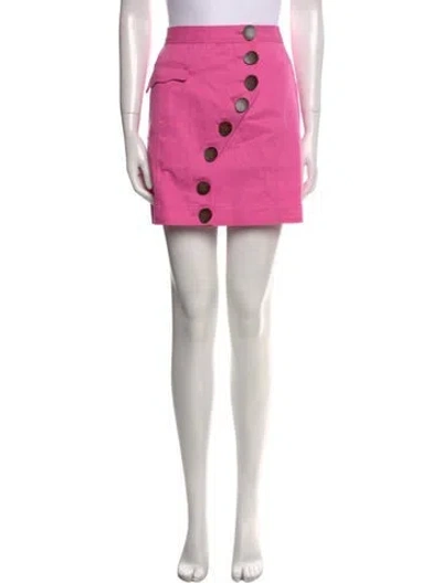 Pre-owned Acler Mini Skirt W/ Tags In Pink