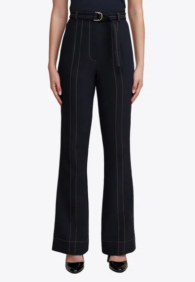 Acler Moreton Flared Pants In Black