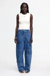Acler Mountfield Jean In Blue