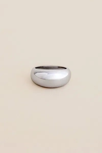 Acler Myrtle Dome Ring In Silver