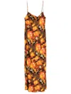 Acler Netherby Dress In Orange