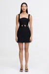 Acler Newbewick Mini Dress In Black
