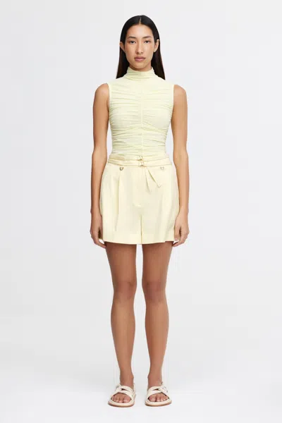 Acler Newbewick Short In Yellow