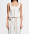 Acler Newbewick Top In Pearl